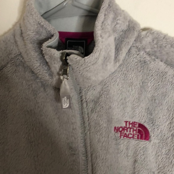 The north face light grey zip up fleece - Picture 2 of 4